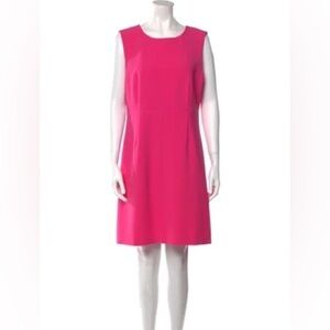 Diane Von Furstenberg Scoop Neck Mini Dress Pink - Cocktail Dress -Wedding Dress